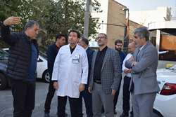 بازدید شهردار منطقه ۶ از پروژه مرکز غربالگری و درمان سرطان مجتمع بیمارستانی یاس