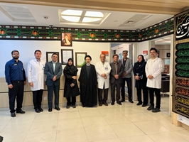 بازدید امام جمعه موقت تهران و رئیس دانشگاه علوم پزشکی تهران از مجتمع بیمارستانی یاس 