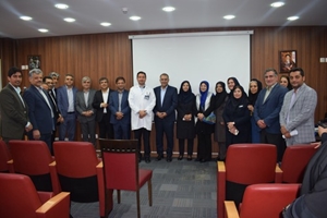 مراسم معارفه و تکریم مدیر و مترون مجتمع بیمارستانی یاس
