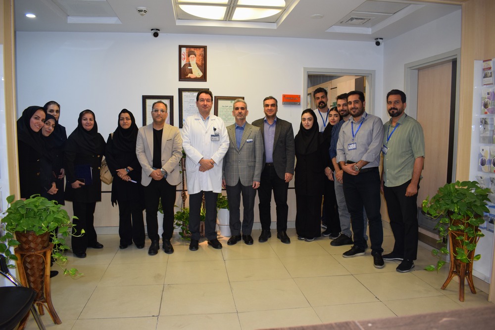 مراسم تودیع و معارفه مسئول واحد درآمد مجتمع بیمارستانی یاس